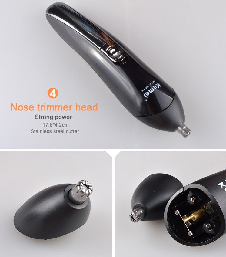6 in 1 Rechargeable Titanium Hair Trimmer