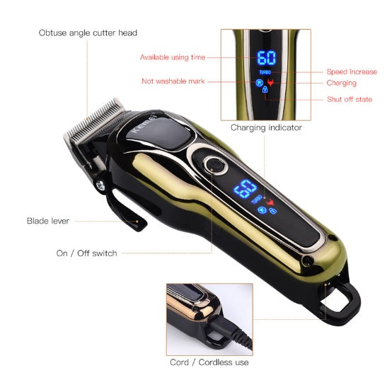 Rechargeable Electric Beard Trimmer