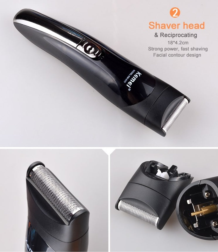 6 in 1 Rechargeable Titanium Hair Trimmer