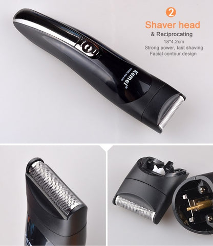 6 in 1 Rechargeable Titanium Hair Trimmer