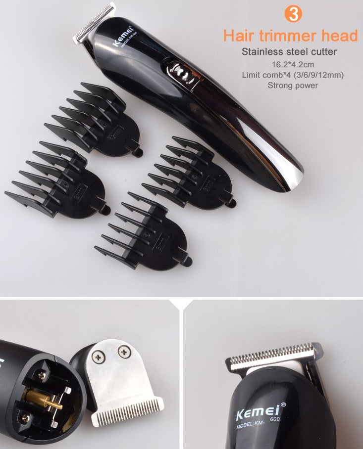 6 in 1 Rechargeable Titanium Hair Trimmer